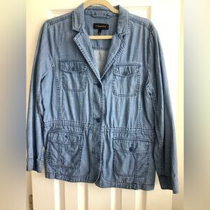 Talbots Light Blue Jean Jacket